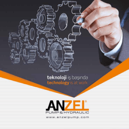 pdf katalog - Anzel Pump Hydraulic