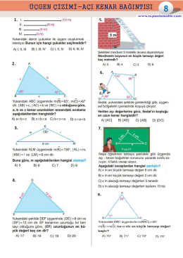 üçgen çizimi-açı kenar bağıntısı