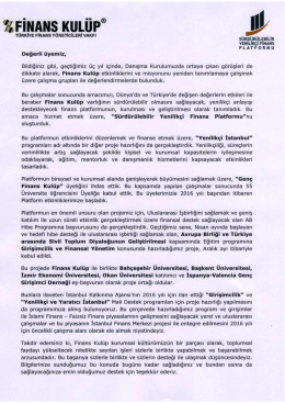 Başkanın Mesajı