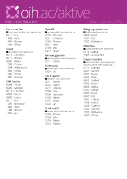 oih Aktive - Otto-Intze-Haus