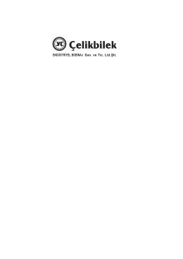 âlâ Çelikbilek - Çelikbilek Endüstriyel Bobinaj