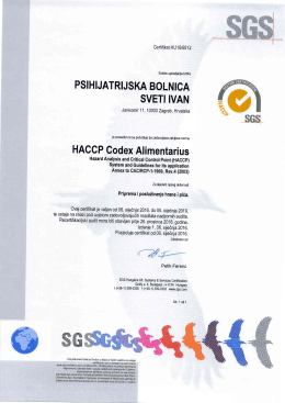 HACCP Codex Alimentarius