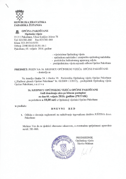 preuzmi PDF - Općina Pako&scaron;tane