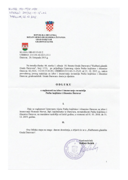 Odluka o suglasnosti