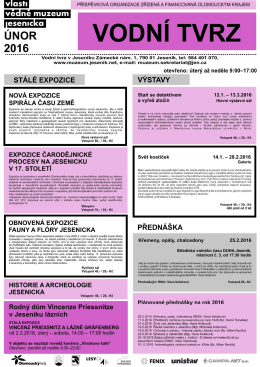 Program na měs&iacute;c &uacute;nor ve form&aacute;tu PDF zde.