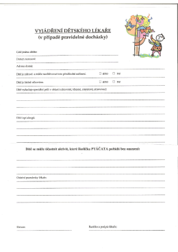VYI&Aacute;DŘEN&Iacute; DĚTSK&Eacute;HO L&Eacute;KAŘE
