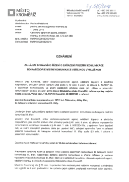 Mě&Uacute; Kroměř&iacute;ž, odbor občansko