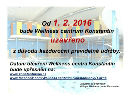 oa 1. 2*2016 Ě ` - Konstantinovy Lázně