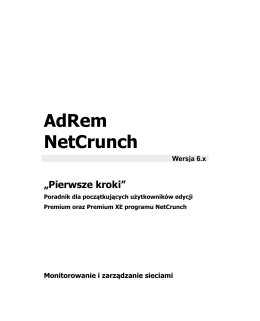 NetCrunch 6 - AdRem Software