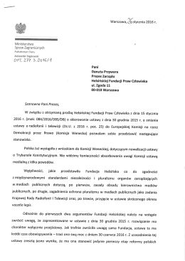 tutaj - Helsińska Fundacja Praw Człowieka