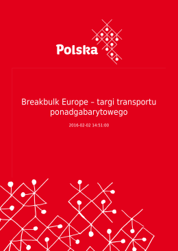 Breakbulk Europe – targi transportu ponadgabarytowego