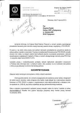 Treść ogłoszenia (format ) - OIRP