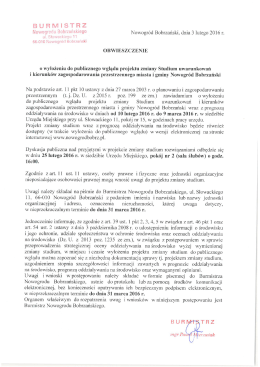 B U R M | S T R Z - Biuletyn Informacji Publicznej, Urząd Miasta