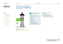 Cerabar T PMP135 (PDF 2,47 MB) - E-direct