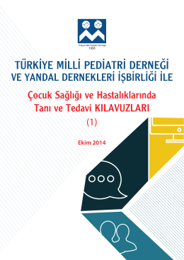 KILAVUZ 1: TMPD - Türkiye Milli Pediatri Derneği