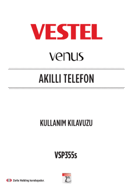 akıllı telefon - Vestel Driver Web Sitesi