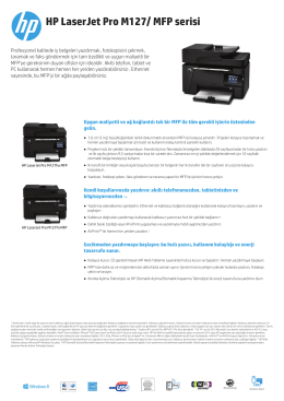 HP LaserJet Pro M127/ MFP serisi