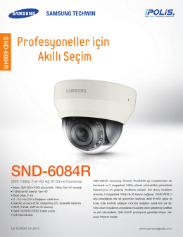 SND-6084R - Mavi Güvenlik
