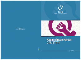 ÇALIŞTAY Kitabı - Türkiye İnsan Hakları Kurumu