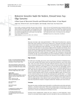 Full Text (PDF) - Istanbul Medical Journal