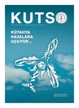 kutso dergi sayı 179 - Kütahya Ticaret ve Sanayi Odası