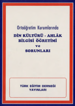 ScanGate document - Türk Eğitim Derneği