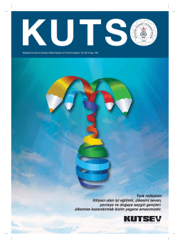 kutso dergi sayı 180 - Kütahya Ticaret ve Sanayi Odası