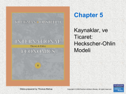 Chapter 5. Resources and Trade: The Heckscher
