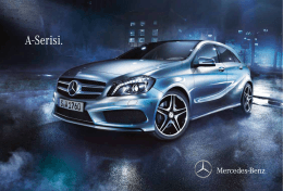 A-Serisi Broşür - Mercedes-Benz