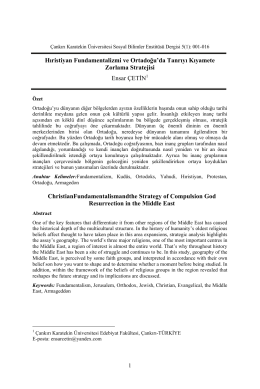 Tam Metin (PDF) - Karatekin Üniversitesi Sosyal Bilimler Enstitüsü