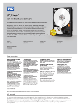 WD Re+ Datacenter Marketing Spec Sheet