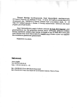 Yazı, ISMOB 2015 Fuarı Alım Heyet Firma Listesi ve Katılımcı