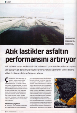 Yol Teknolojileri Dergisi [Sayı 21 / Mart