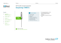 Easytemp TMR31 (PDF 1,81 MB) - E-direct