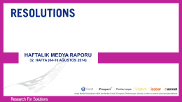 32. Hafta (04-10 Agustos 2014) - resolutions