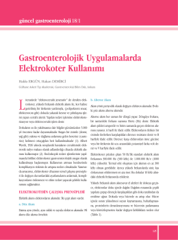 Makale PDF - Güncel Gastroenteroloji