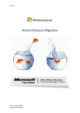 Active Directory Migration - Technet Gallery
