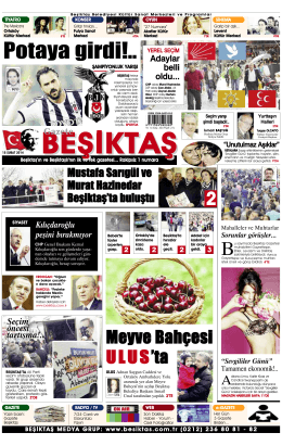 siyasi - Gazete Beşiktaş