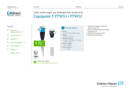 Liquipoint T FTW31 / FTW32 - E-direct