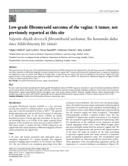 Low-grade fibromyxoid sarcoma of the vagina: A