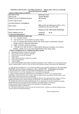 (kantin ihale ilanı) atat&uuml;rk ilkokulu kantin ihale ilanı duyurusu