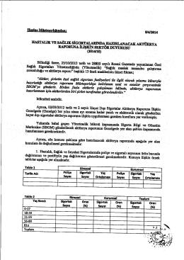 Sektör Duyurusu için tıklayınız