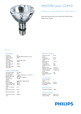 Product Leaflet: CDM-R, 70W, /942, E27, PAR30L, 10D