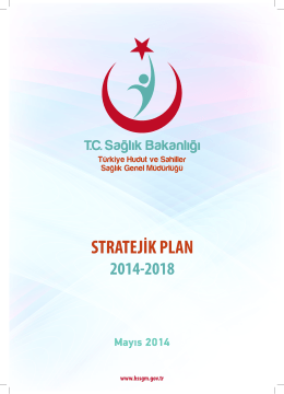 2014-2018 Stratejik Plan - Türkiye Hudut ve Sahiller Sağlık Genel