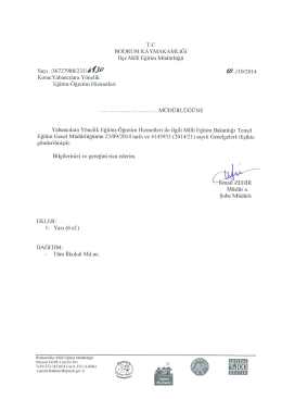 Yabancılara Y&ouml;nelik Eğitim-&Ouml;ğretim Hizmetleri