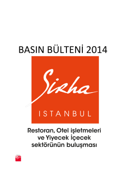 27 Kasım 2014 - Sirha İstanbul