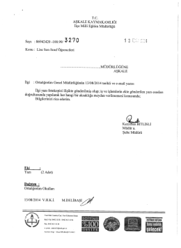 aşkale kaymakamlığı - erzurum - aşkale ilçe millî eğitim müdürlüğü