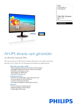 234E5QDAB/00 Philips LCD monitör ve SmartImage lite