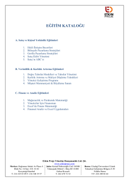 3.Gerilla Pazarlama Stratejileri - Etkin Proje Yönetim Danışmanlık