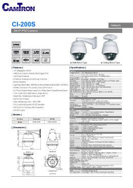 CAMTRON CI-200S 2MP IP SPEED DOME KAMERA
